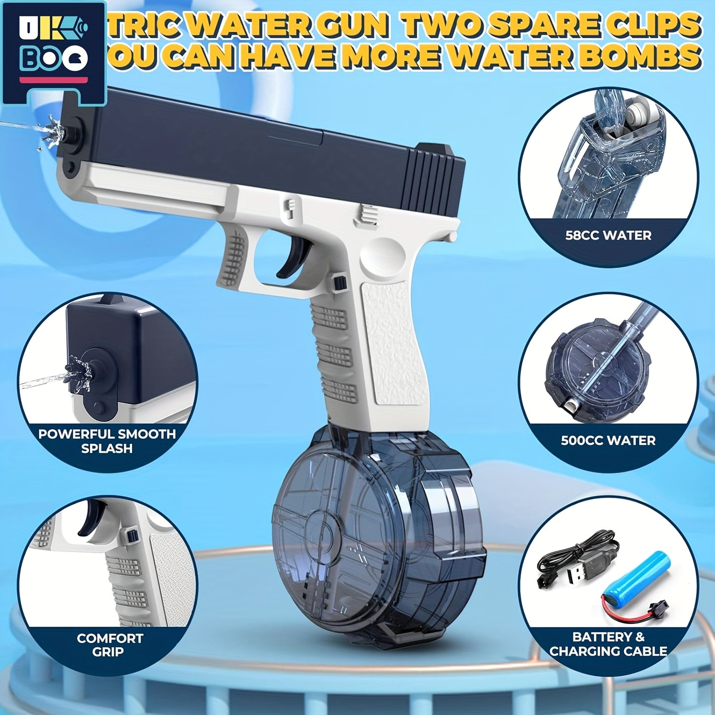 Zomara M100 Elektrisch Waterpistool